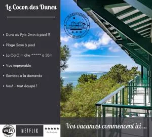 Le Cocon Des Dunes - Vue mer, Plage&Corniche à pied - 勒穆洛