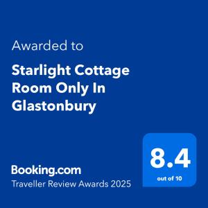 Starlight Cottage Room Only In Glastonbury