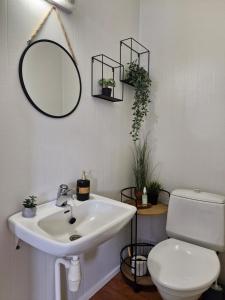 Studio with sauna near highway