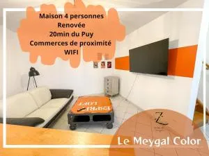Meygal Color - WiFi - 3 étoiles - 20min du Puy - Saint-Germain-Laprade