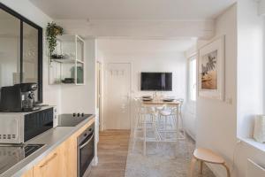 Appartements Oscaria, centre Reims, plein pied : photos des chambres