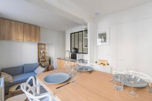 Appartements Oscaria, centre Reims, plein pied : photos des chambres