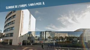 Appartements VOYAGE AU CALME a 10 Minutes du centre avec PARKING INCLUS et FIBRE, IDEAL SOLO et PRO : photos des chambres