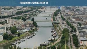 Appartements VOYAGE AU CALME a 10 Minutes du centre avec PARKING INCLUS et FIBRE, IDEAL SOLO et PRO : photos des chambres