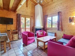 Charmant demi-chalet à La Clusaz pour 6 pers, parking, animaux admis, wifi - FR-1-818-87 - 拉格利塔兹