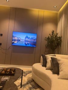 شقة مودرن بغرفة وصالة