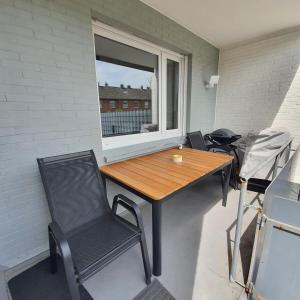 EcoCube Apt 1 Meppen,Terrasse,5Pers,2 SchlafZim,Waschmaschine