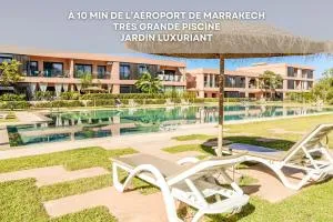 Eva cosy - Clim, Wifi, Jardin à 10min de l'Aéroport - Chrifia