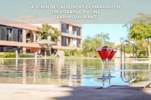 Maeva cosy - Clim, Wifi, Jardin à 10min de l'Aéroport - Chrifia