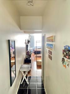 Aconchegante Vista lateral mar