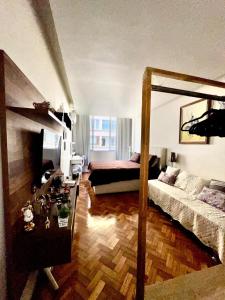 Aconchegante Vista lateral mar