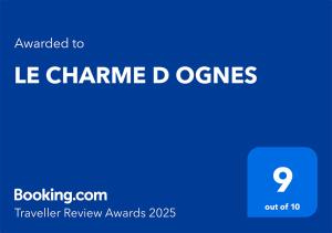 Appartements LE CHARME D OGNES : photos des chambres