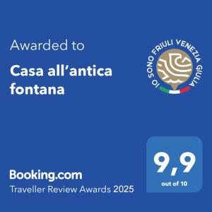 Casa all’antica fontana