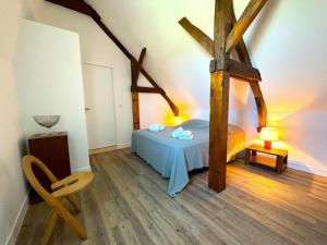 Maisons de vacances BEYTAN AL COUDER Stylish architect house with AC and private pool, village center, golf course and Dordogne river at easy walk : photos des chambres