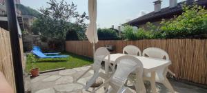 alloggio in centro con giardino