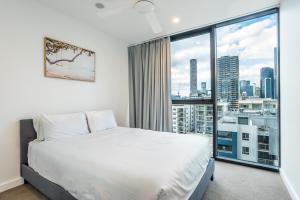 布里斯班 1-Bedroom Apartment with Pool, Sauna, and Parking in South Brisbane 单人房 客房