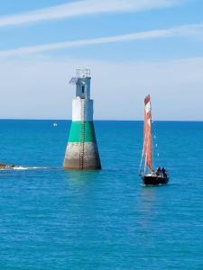 Maisons de vacances Maison avec jardin a 1km de la plage du Val-Andre : photos des chambres