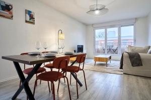 Appartements Elegant appartement avec balcon prive a Lille : photos des chambres