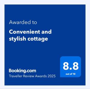 Convenient and stylish cottage