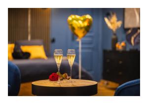 Maisons de vacances Lebene - Suite & SPA en Baie de Somme : photos des chambres