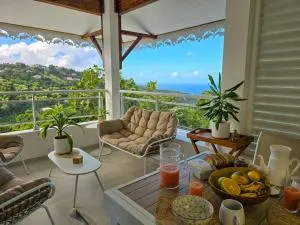 Kay Lucile, Vue mer sur les hauteurs du Carbet, 5 minutes plage - Quartier Piton