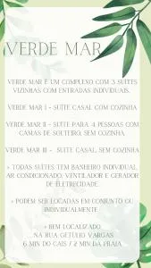 Verde Mar - Praia de Palmas