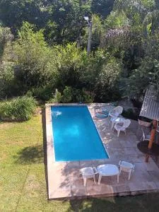 Cabaña frente al balneario diquecito - Villa del Lago