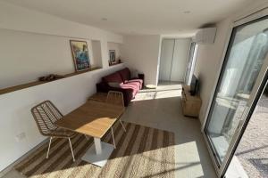 Sea View Studio with Large Terrace 5-Min Walk to the Beach