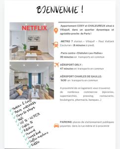 Magnifique appartement proche de Paris