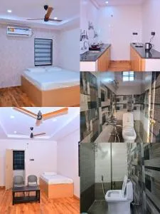 Swagan Home Stays Air Conditioned Deluxe ONE BED ROOM Studio Apartment - Tikkavādipālem