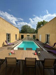 Villas Belle Villa Famille - Piscine - Entre Mer et Montagne : photos des chambres