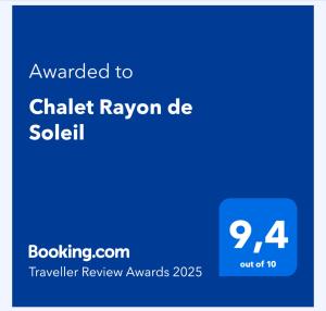 Chalet Rayon de Soleil Gryon Villars