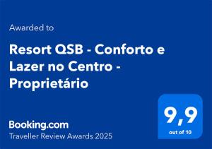 Resort QSB - Um novo padrão de conforto e lazer no coração da cidade