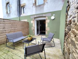 Appartements Beau et calme T1 avec Terrasse au coeur de Kerinou : Appartement 1 Chambre