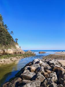 Apartamento con jardín