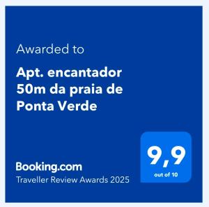 Apt. encantador 50m da praia de Ponta Verde