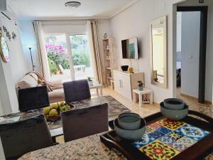 House with palm tree