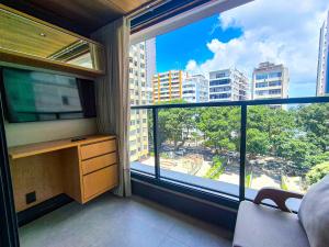 Lindo Studio de Alto padrão no Corredor da vitória com Cozinha Completa, Piscina e Academia no Rooftop, Lavanderia e Minimercado