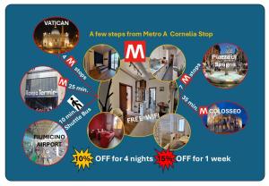 Alloggio Caprara Accomodation Metro Cornelia