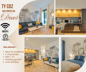 Appartements Ty Coz T3 tout confort : photos des chambres
