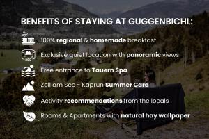 Panorama Hotel Guggenbichl - inkl Sommerkarte, einmaliger Eintritt ins Tauern Spa & bester Ausblick über Kaprun
