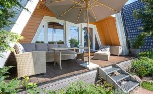 Finnhütte in Freest mit Sauna und umzäunten Grundstück