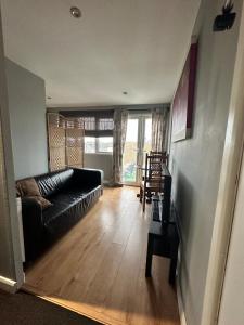 Bright double studio with large patio space