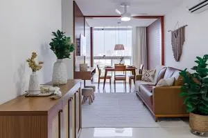 Aconchego Boho | Vista Jockey, Lazer e Praia - Jucu