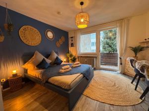 BOHO Apartment Zirbe Blue