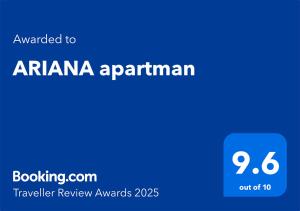 ARIANA apartman