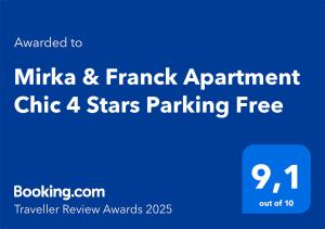 Appartements Mirka & Franck AIRCON Apartment Chic 4 Stars Parking Free, Garage & Wine with Avantages Pack : photos des chambres