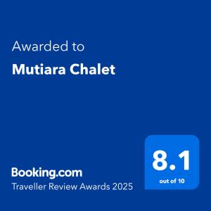 Mutiara Chalet