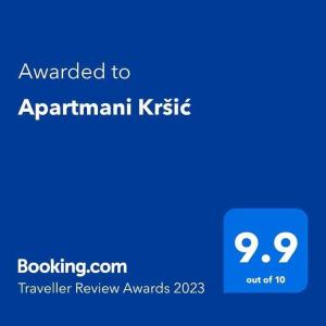 Apartmani Krsic 5477399