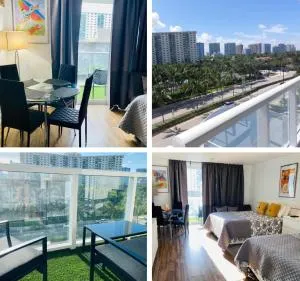 Departamento sobre la Playa con vista a la Collins Ave - صني آيلز بيتش